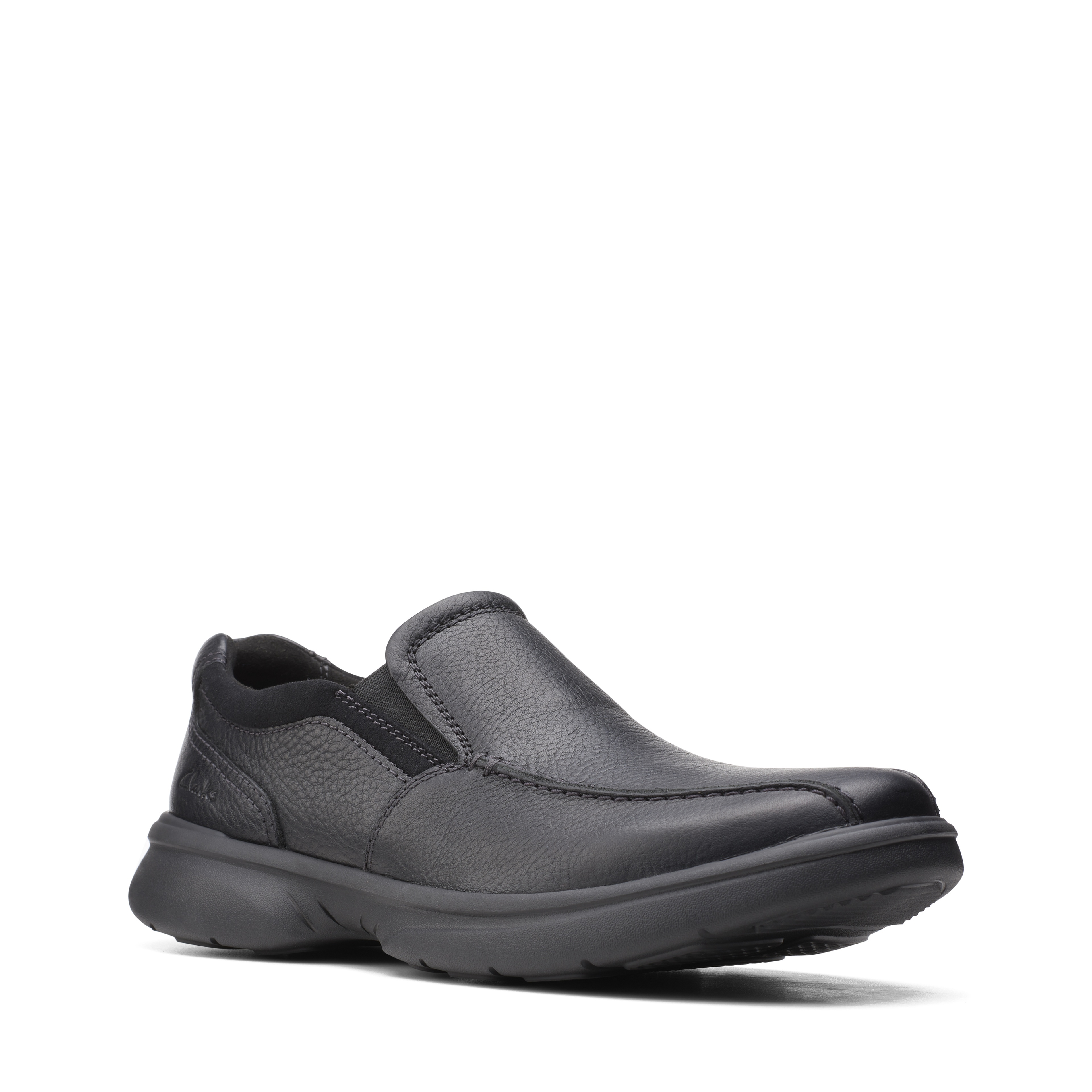 Bradley Step Blk Tumbled Lea