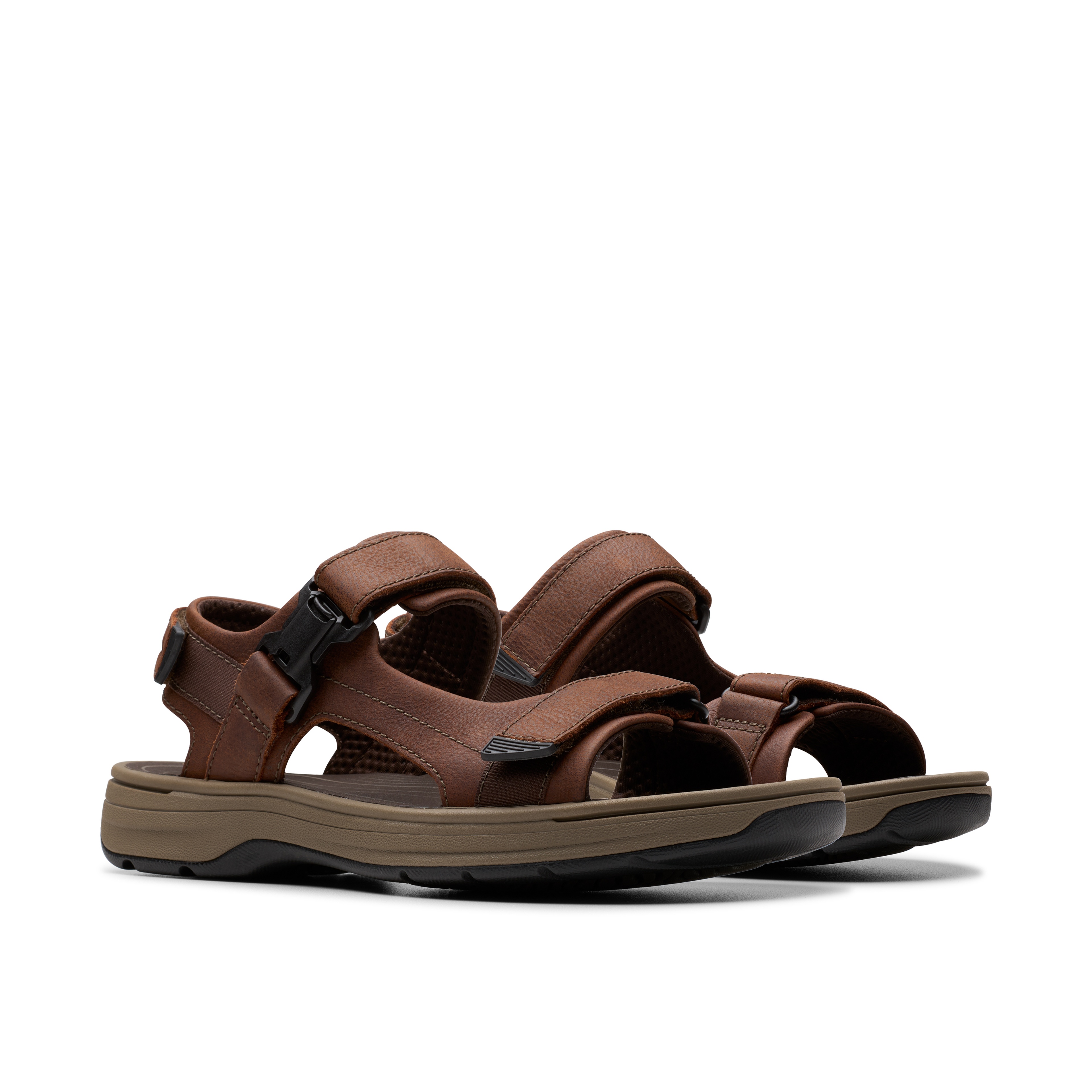 Saltway Edge Dark Brown Lea