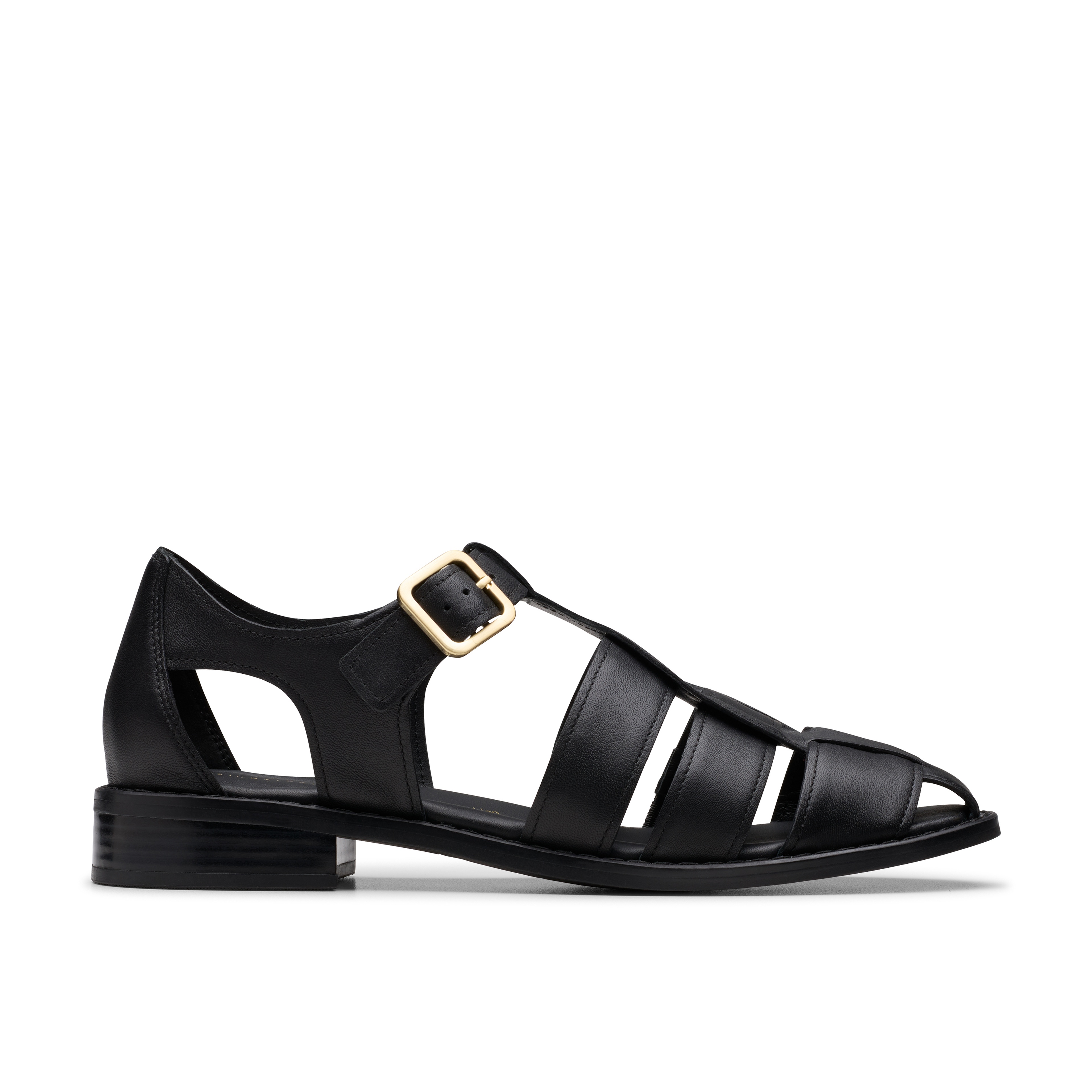 Hana Sun Black Leather