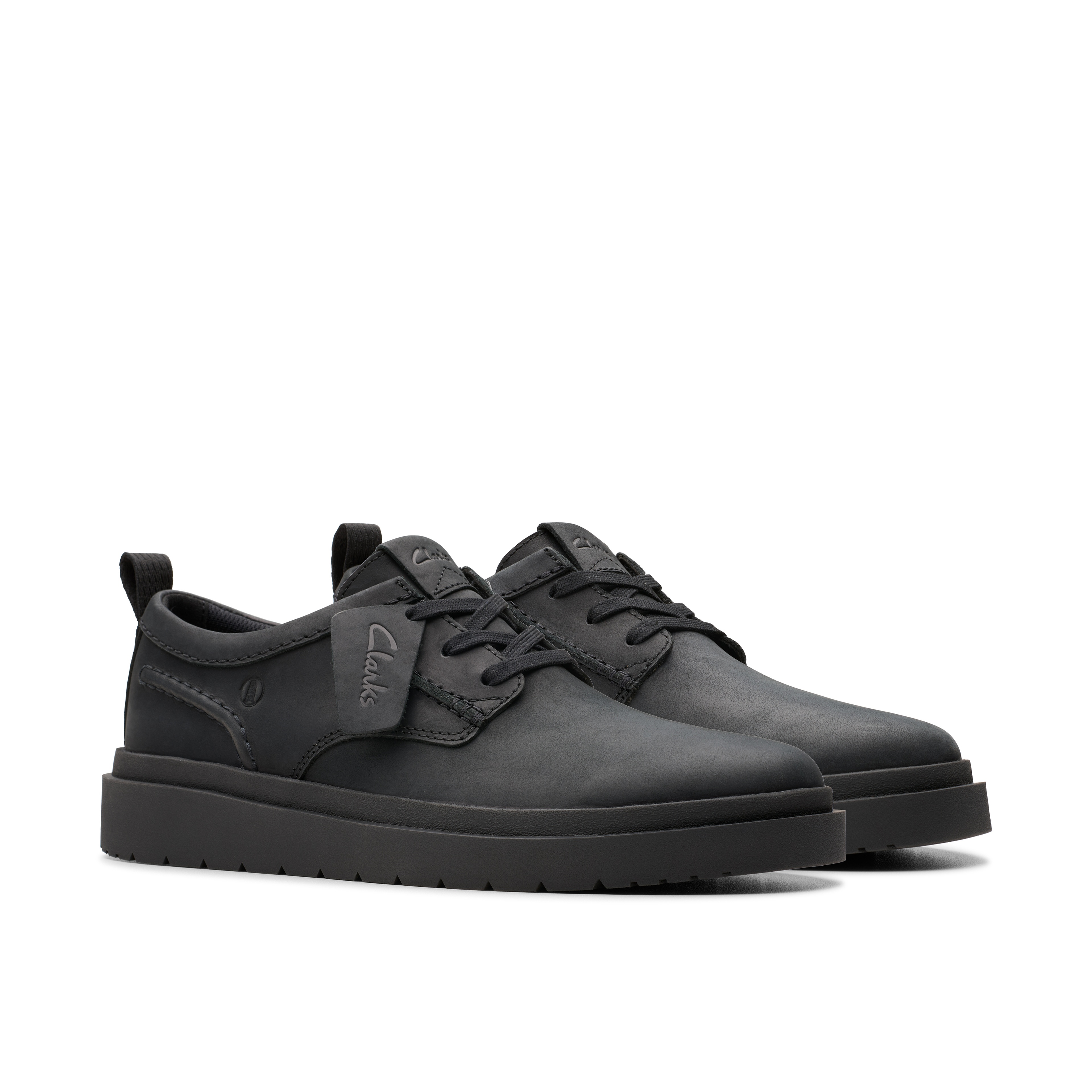 Polden Lace Black Leather